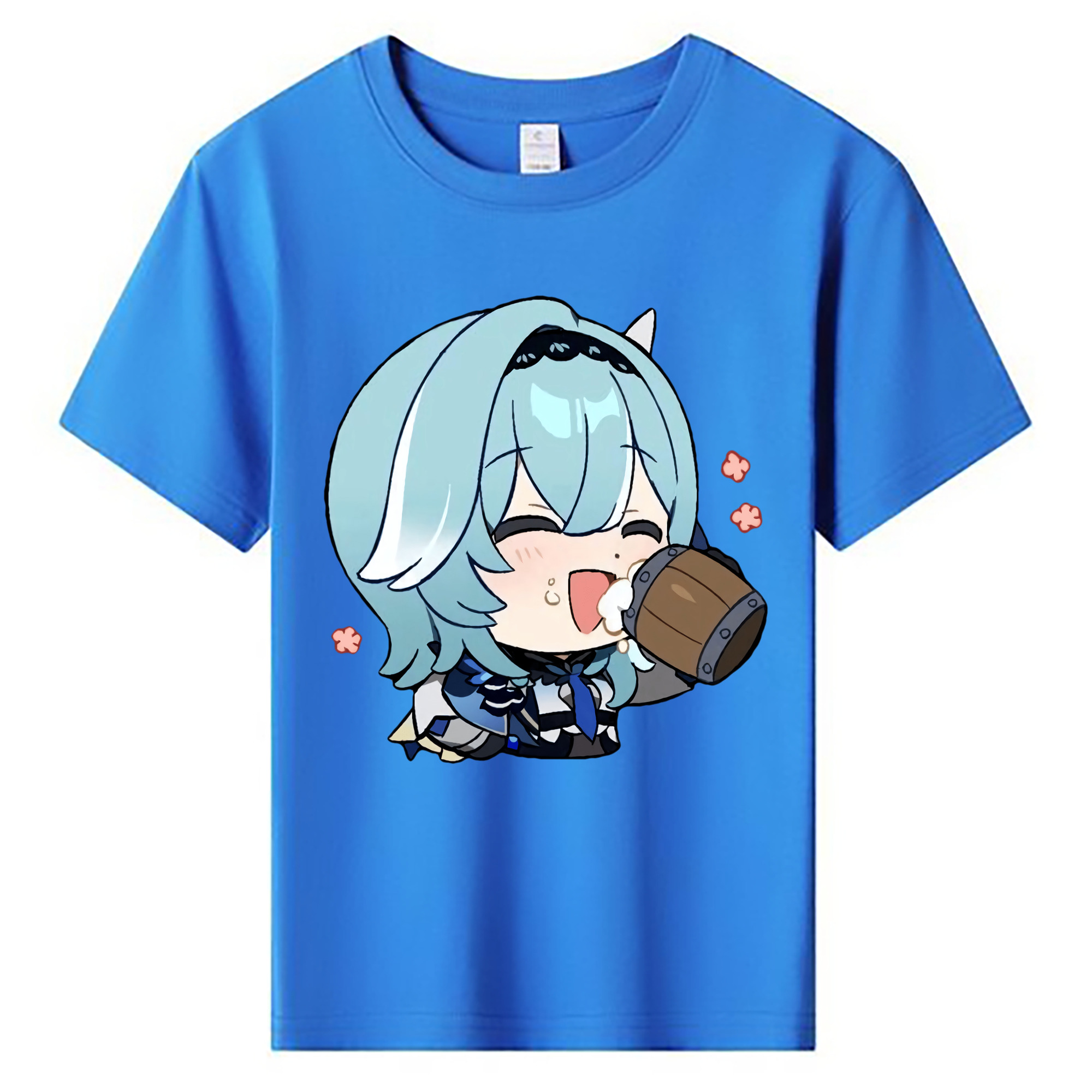 げんし神 优菈 ゆうら genshin Yūra 綿100％キッズTシャツ（フロントプリント）
